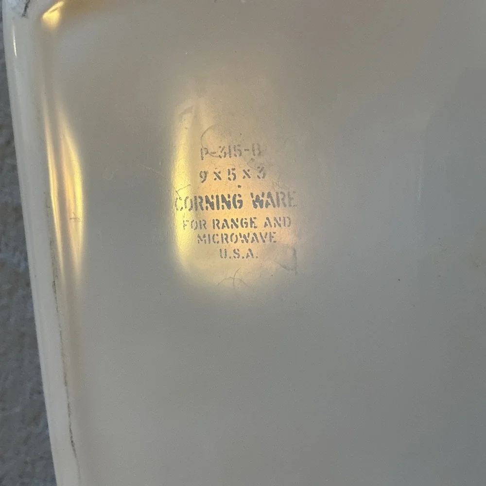 Vintage Corning Ware Cornflower Loaf Pan 2 Qt P-315 9x5x3 Made In USA
